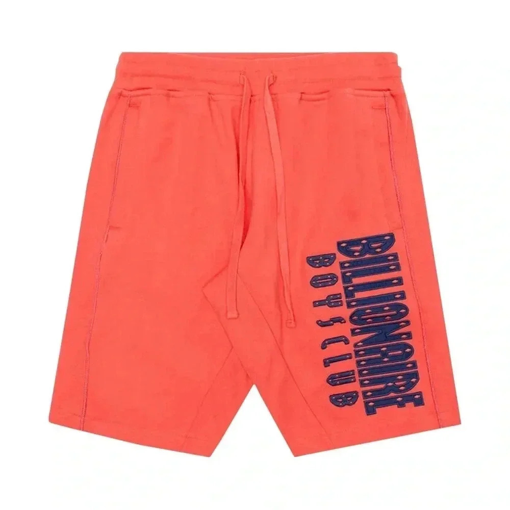 New Billionaire Boys Club Straight Font Drawstring Shorts 'Rose of Sharon' Large